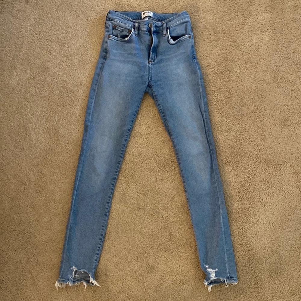 Agolde stretch high rise jeans